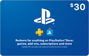 Psn gift card sales 30